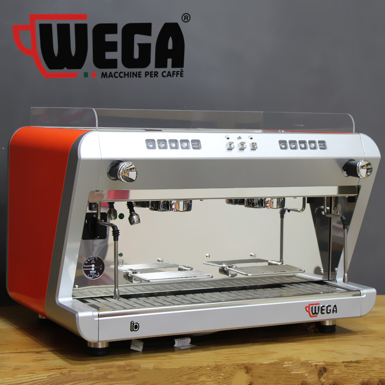 wega io 双头电控咖啡机(亮橙色)