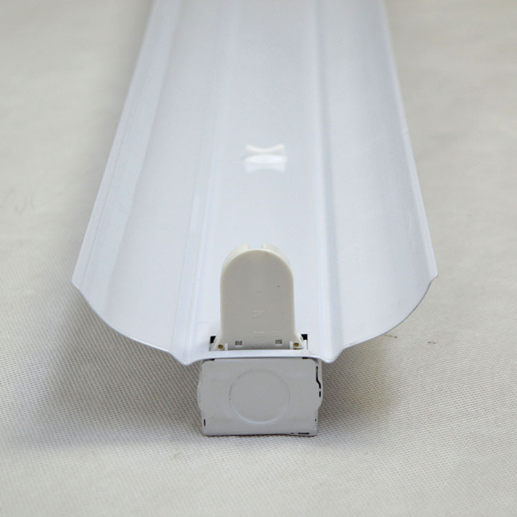 Picture of t8单支带罩铁支架LED单端双边布线0.5mm厚喷粉铁支架LS-119H