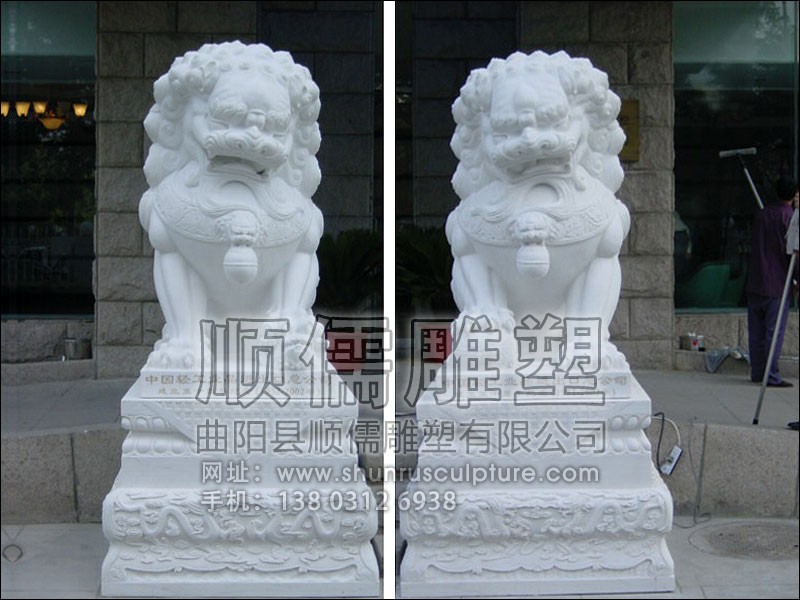 东方石狮子-002-石雕-顺儒雕塑