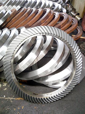 Spiral bevel gear /Спиральный конический редуктор /Engrenagem cônica em espiral-Yizhi Machinery
