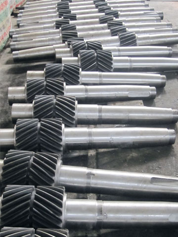 Double Helical Gear Shafts