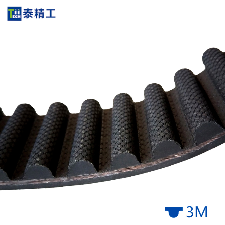 HTD-3M同步带 橡胶同步传动带 工业皮带 齿形皮带工厂 平方价格 