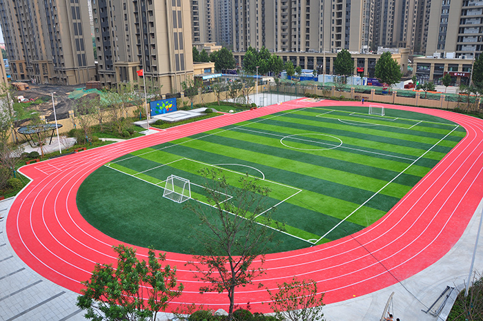 中原区澜景小学拼装跑道