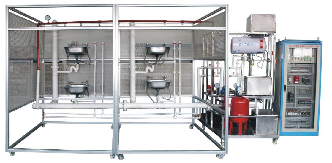 建筑给排水系统安装实训装置 智能楼宇建筑给