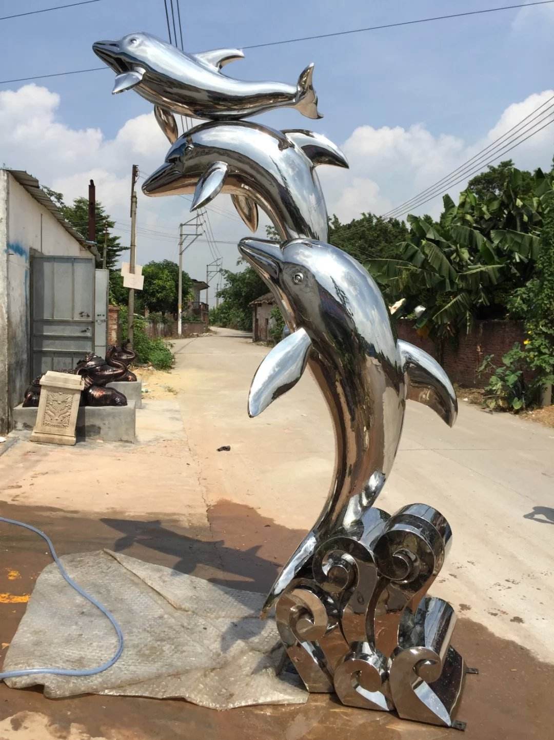 不锈钢海豚1