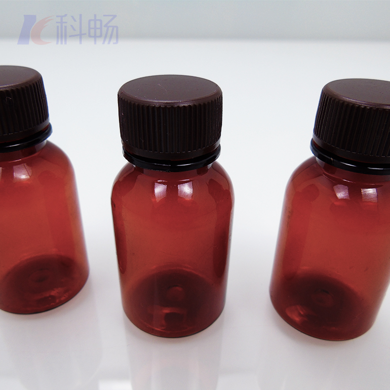 茶色藥瓶，PET材質，用于片劑分裝瓶，小容量液體瓶