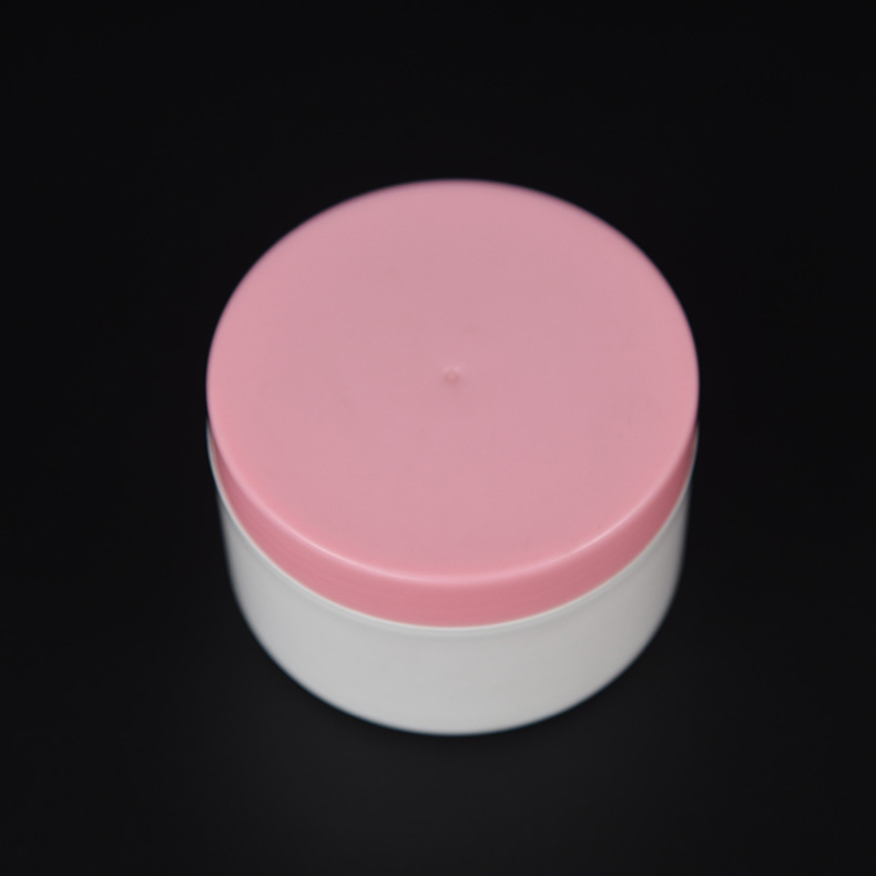 面霜盒，HDPE材質，用于大白瓶膏霜瓶，粉色膏霜盒，化妝品分裝盒