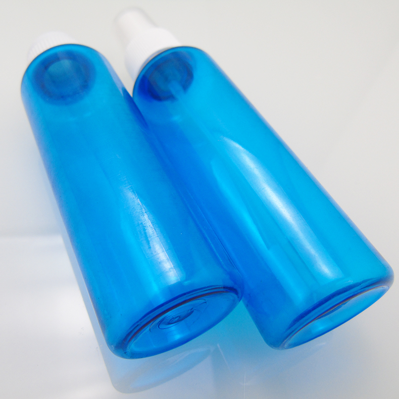 100ml藍色噴霧瓶，PET材質，用于透明噴霧瓶，小噴瓶，噴壺細霧酒精消毒側噴瓶