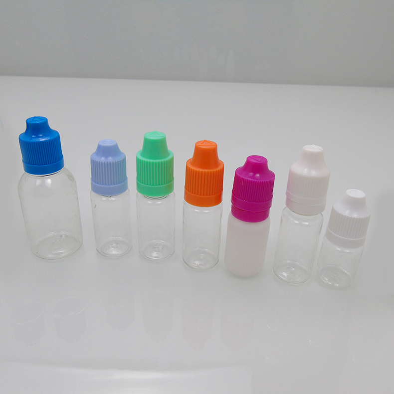 3-10ml壓旋蓋電子煙油瓶，PET材質，用于煙油瓶，滴液瓶，眼藥瓶，印油瓶，色素瓶，香精瓶