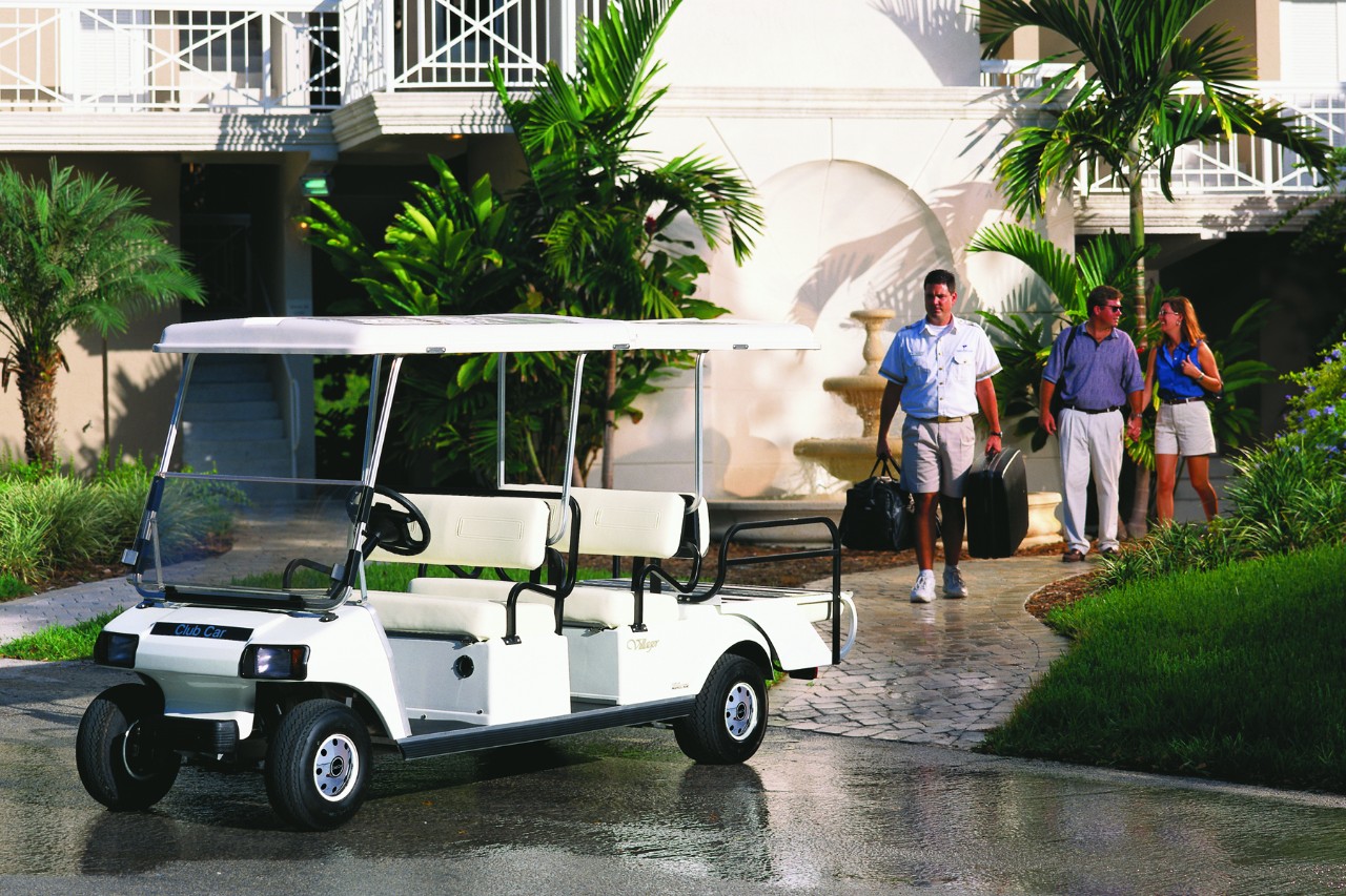 l6 6座电动观光车-clubcar 克拉博卡 高尔夫球车及高级园区车辆