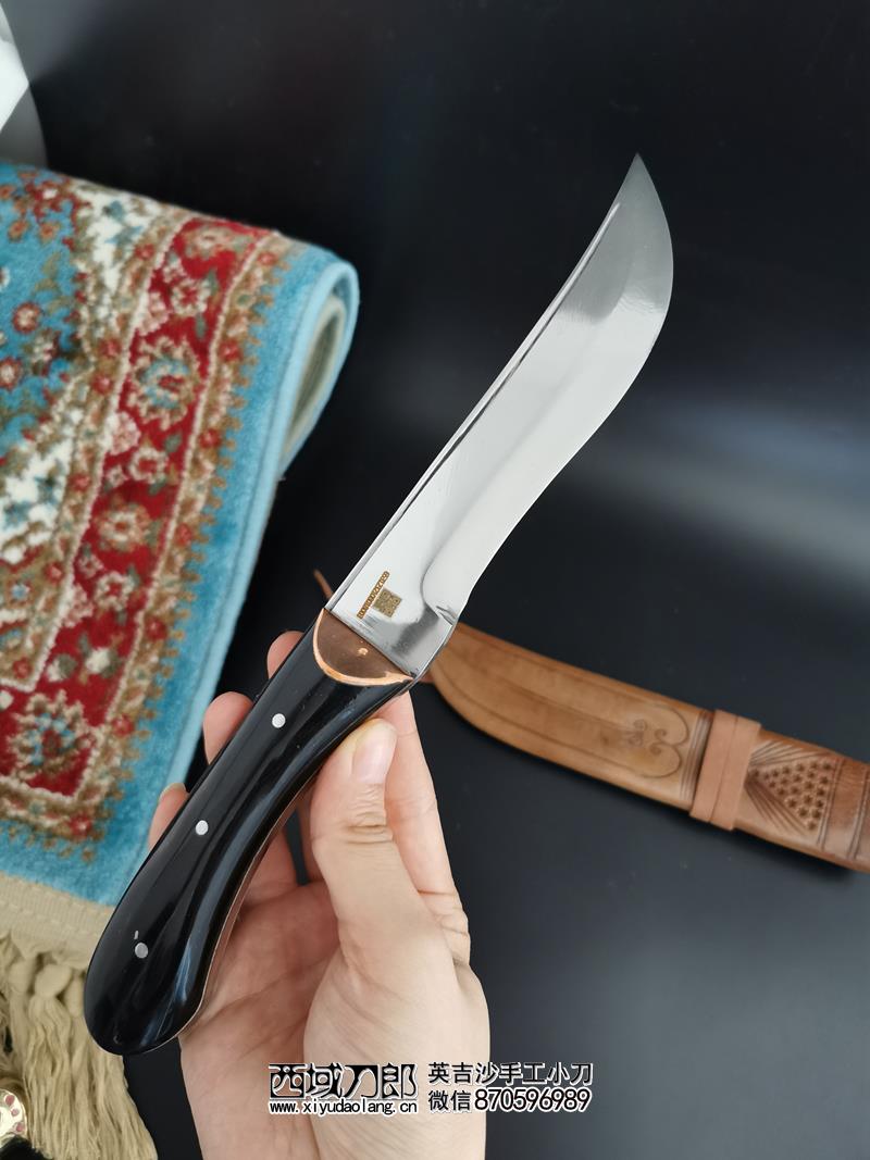 【525宰羊刀】580元包邮送牛皮刀鞘和护刀油xydl0810000400 英吉沙525
