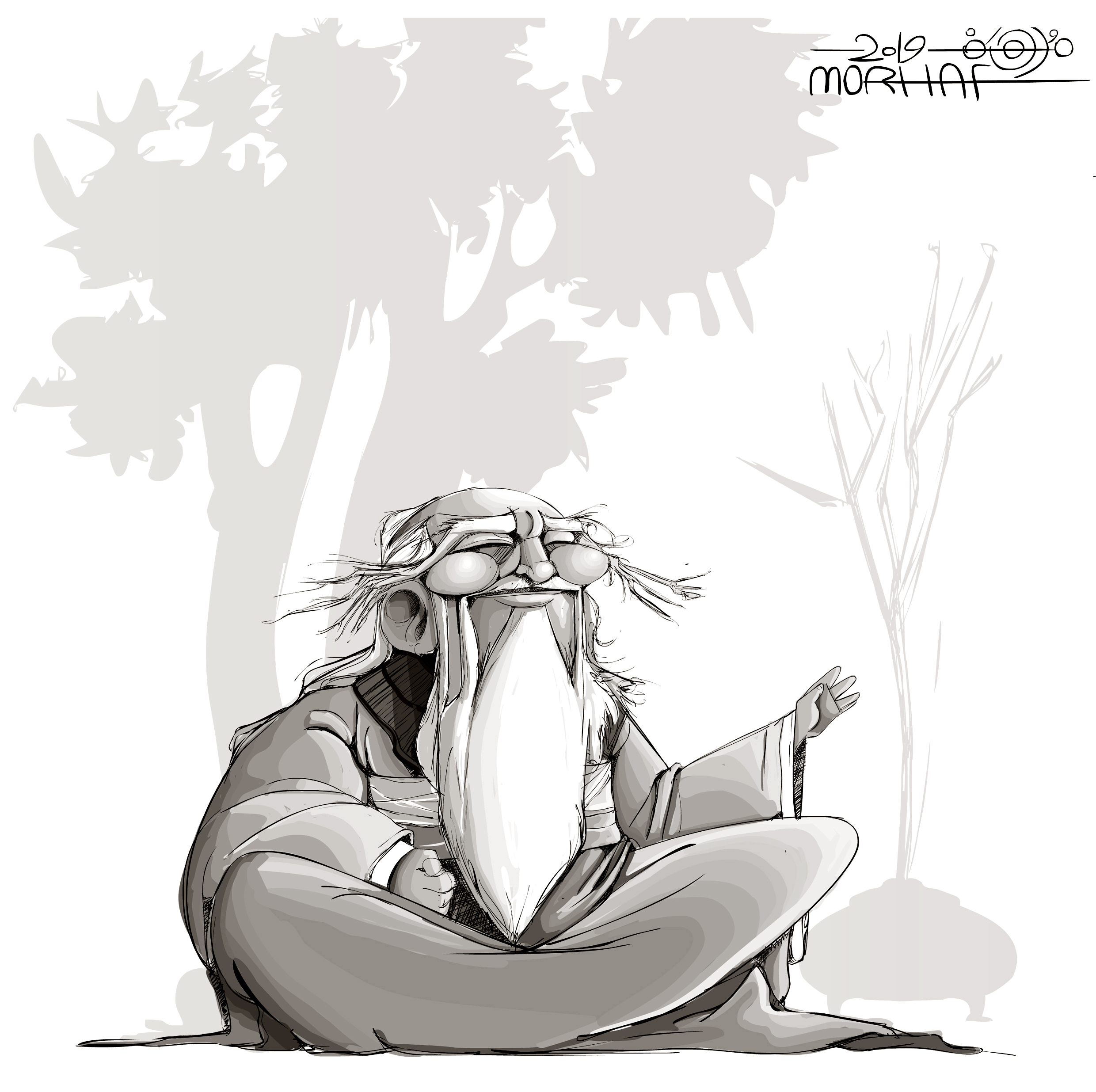 中国东华禅寺书画院老子·孔子·慧能国际漫画展获奖名单 1