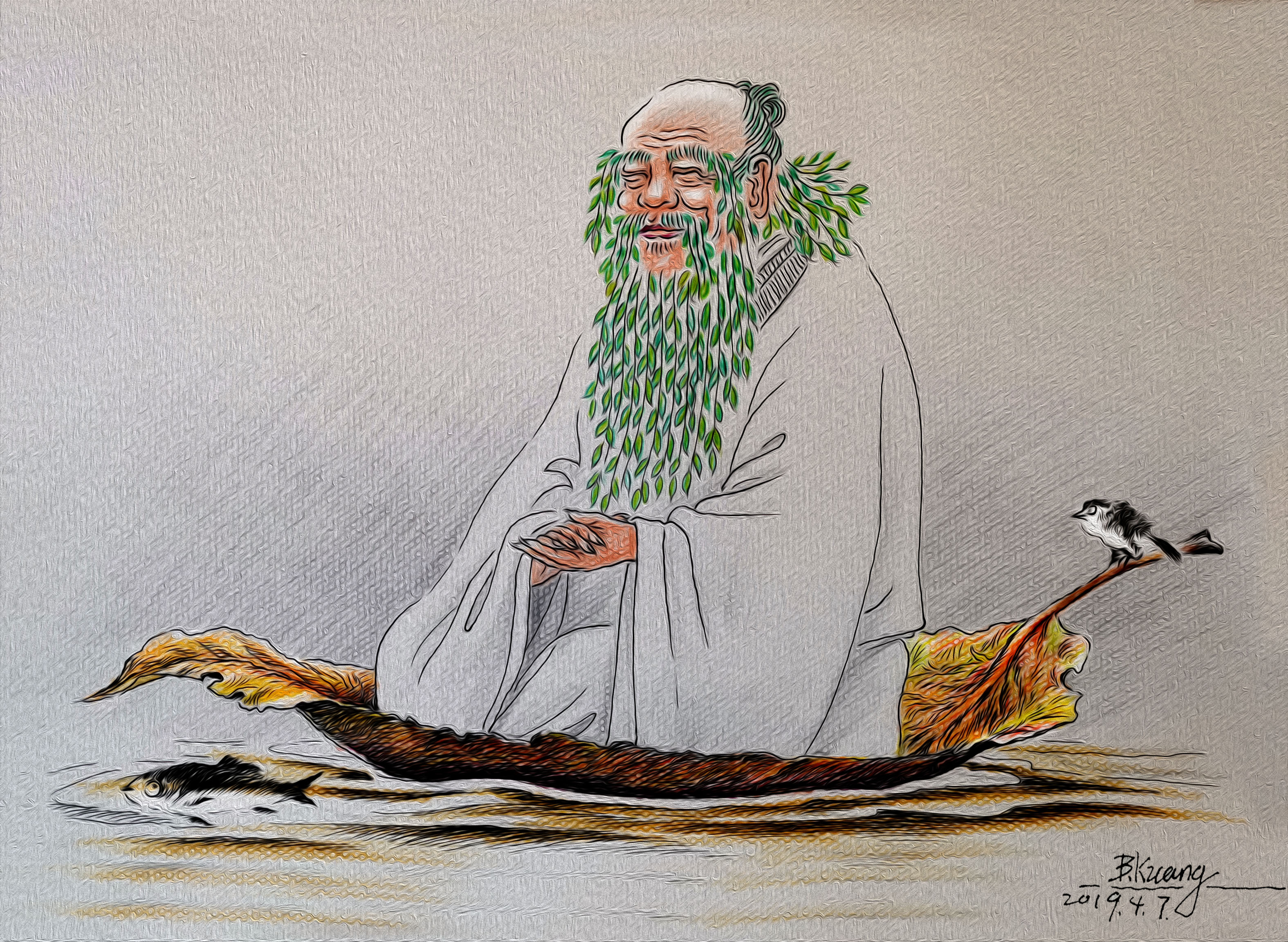 中国东华禅寺书画院老子·孔子·慧能国际漫画展获奖名单 1