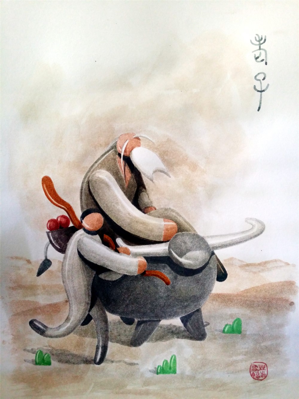 中国东华禅寺书画院老子·孔子·慧能国际漫画展获奖名单 1