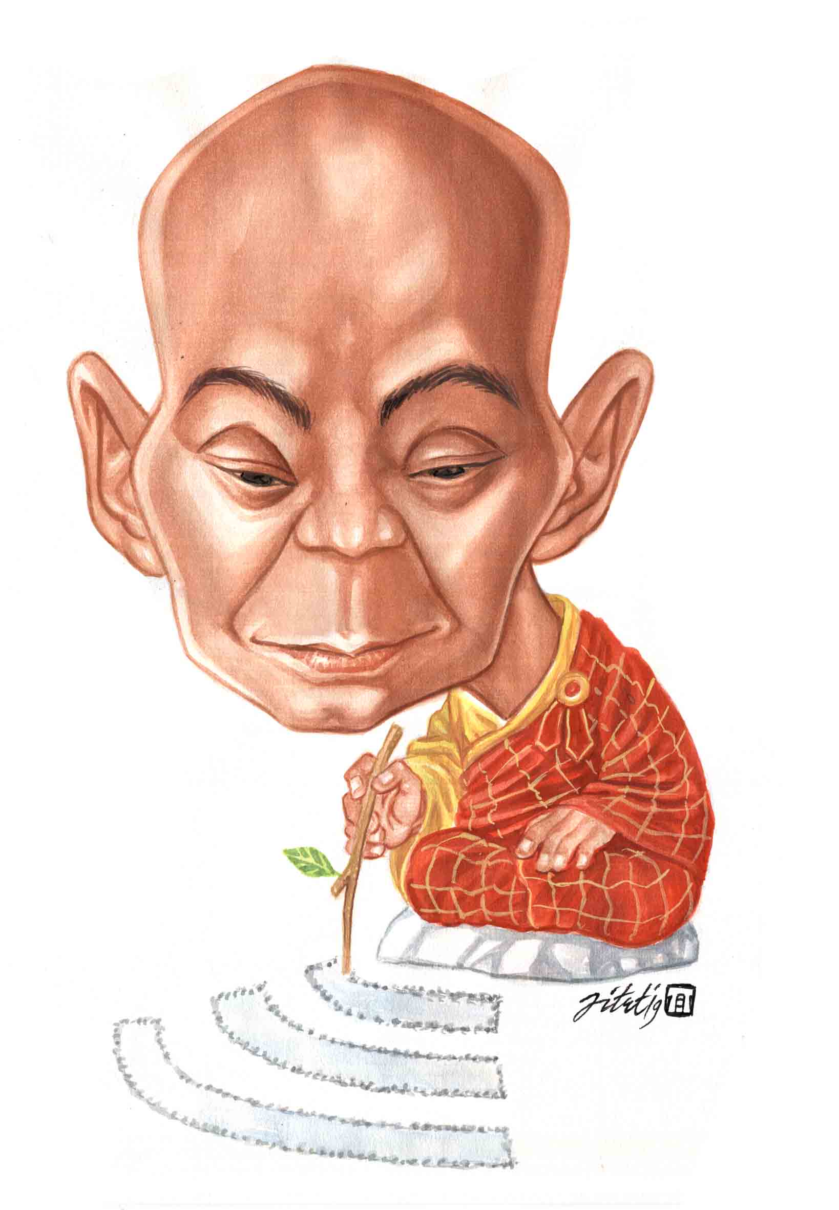 中国东华禅寺书画院老子·孔子·慧能国际漫画展获奖名单 1