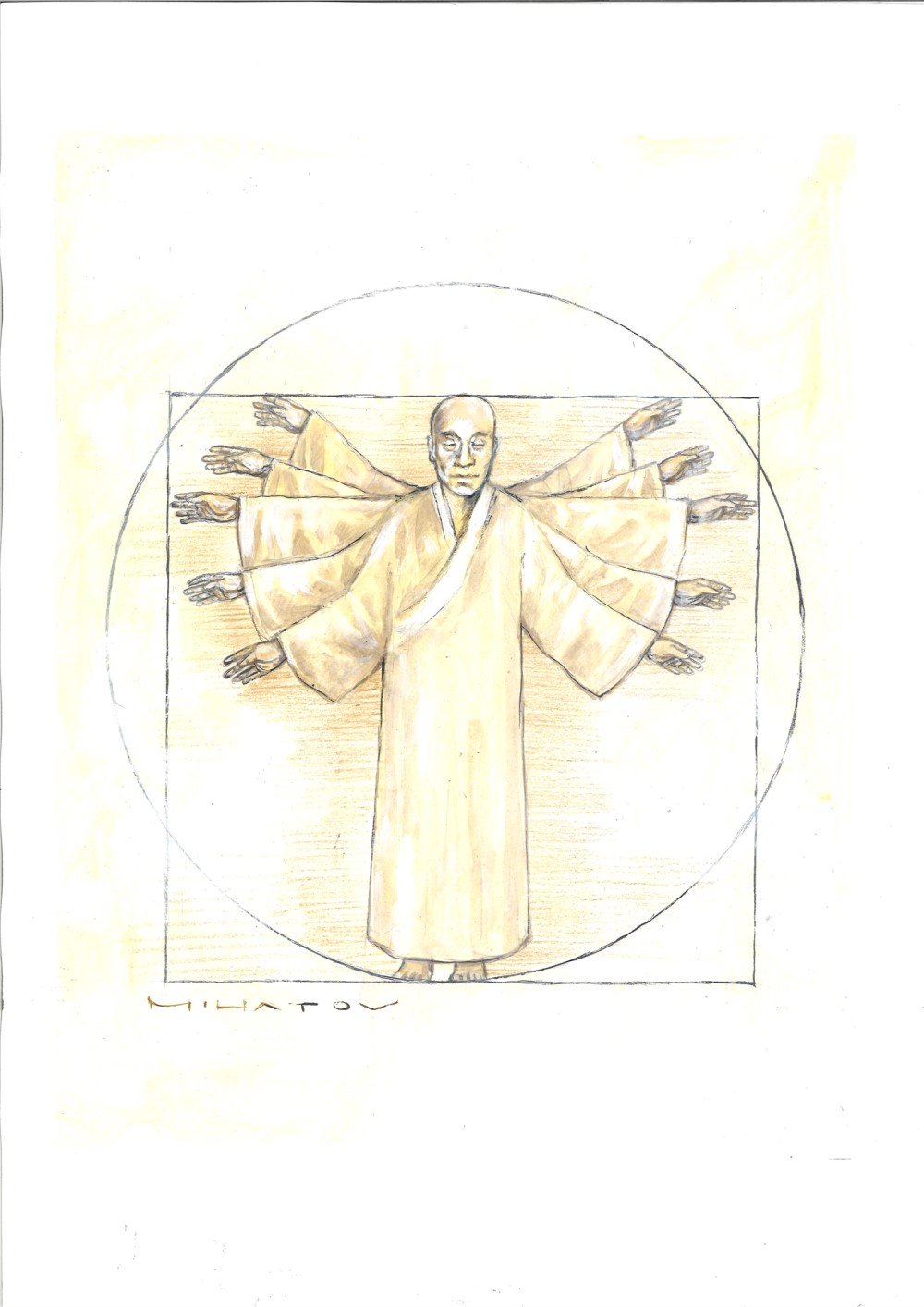 中国东华禅寺书画院老子·孔子·慧能国际漫画展获奖名单 1