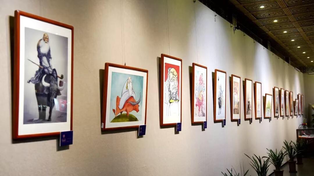 2019中国东华禅寺书画院老子·孔子·慧能国际漫画展亮点回顾 2