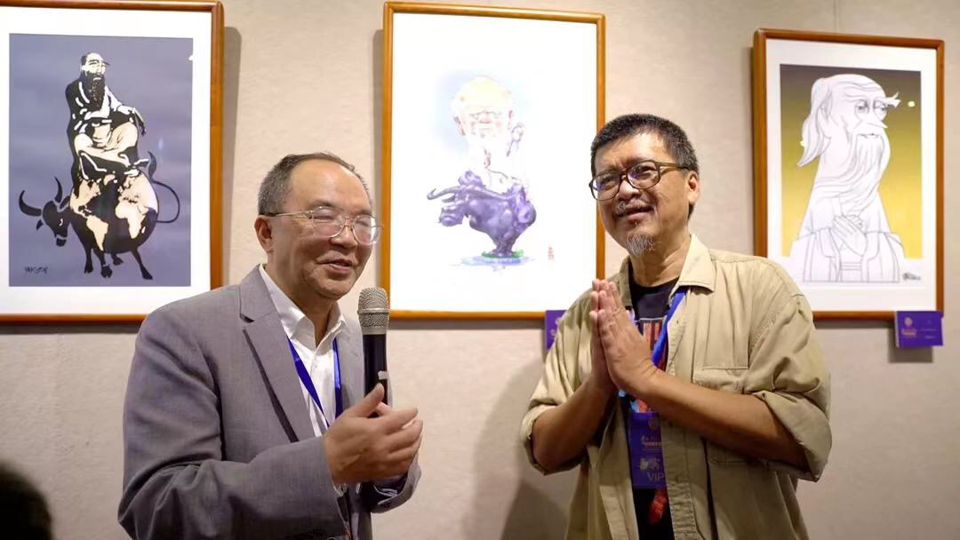 2019中国东华禅寺书画院老子·孔子·慧能国际漫画展亮点回顾 8