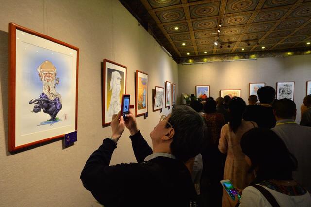 2019中国东华禅寺书画院老子·孔子·慧能国际漫画展亮点回顾 9
