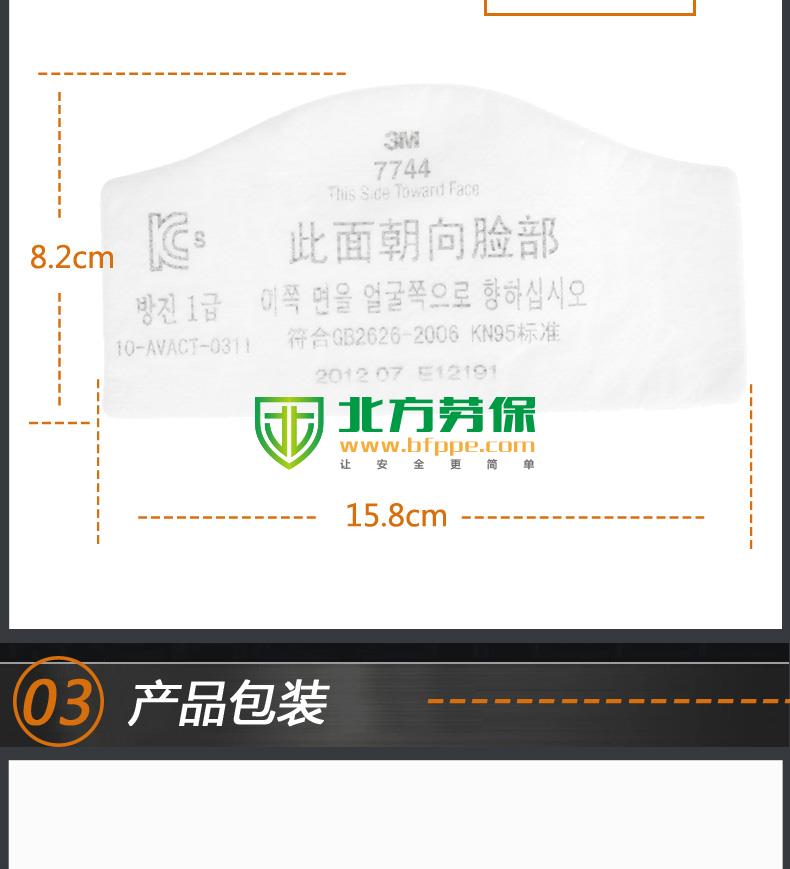 3M 7744C KN95 有机蒸气异味及颗粒物过滤棉-企业官网
