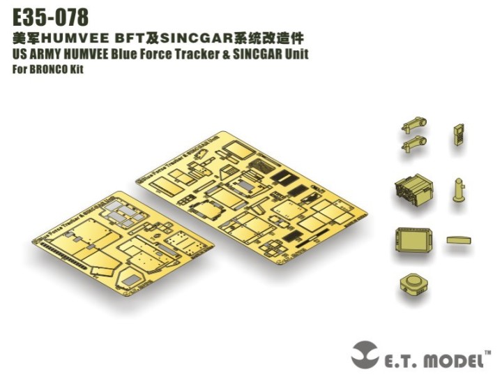 E35-078 US ARMY HUMVEE Blue Force Tracker & SINCGAR Unit-企业官网