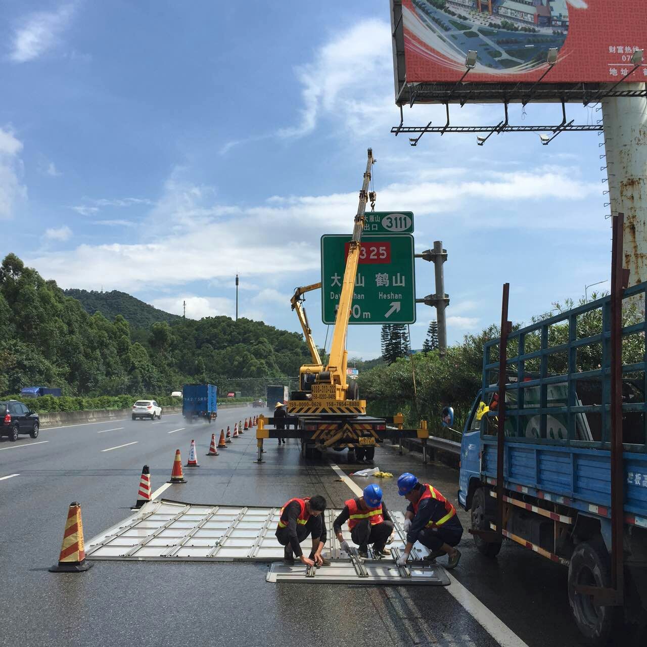 广东佛开高速公路江门段标志改善工程-企业官网