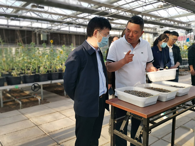 中国农科院农产品研究所一行到三瑞农科调研-三瑞农科